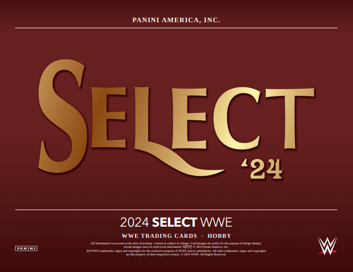 2024 Panini Select WWE Cards Checklist