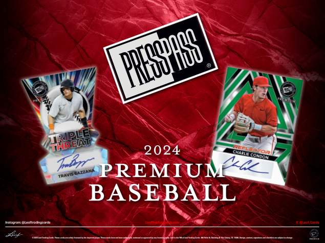 2024 Press Pass Premium Baseball Cards Checklist