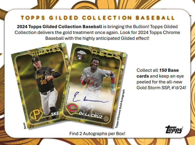 2024 Topps Gilded Collection Baseball Cards Checklist WAXZONE