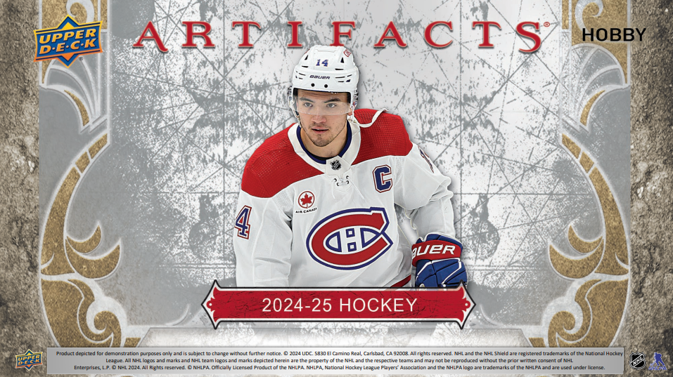 2024-25 Upper Deck Artifacts Hockey Hobby Checklist