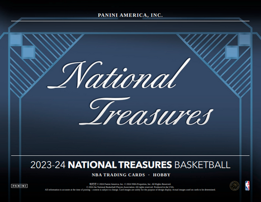 2023-24 Panini National Treasures NBA Basketball Checklist