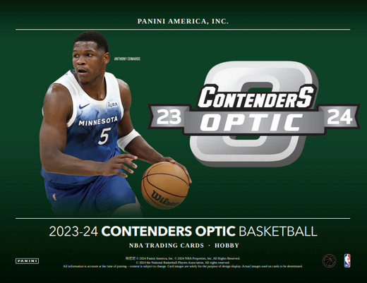 2023-24 Panini Contenders Optic NBA Basketball Checklist