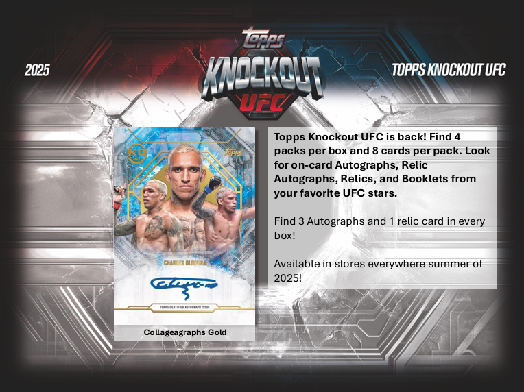 2025 Topps Knockout UFC Trading Cards Breakdown