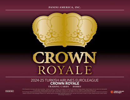 2024-25 Crown Royale Euroleague Basketball Hobby Box