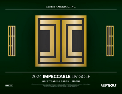 2024 Impeccable LIV Golf Hobby Box