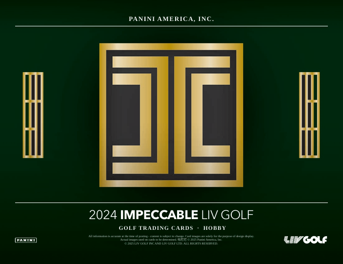 2024 Impeccable LIV Golf Hobby Box
