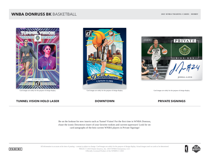 2025 Donruss WNBA Basketball Hobby Box