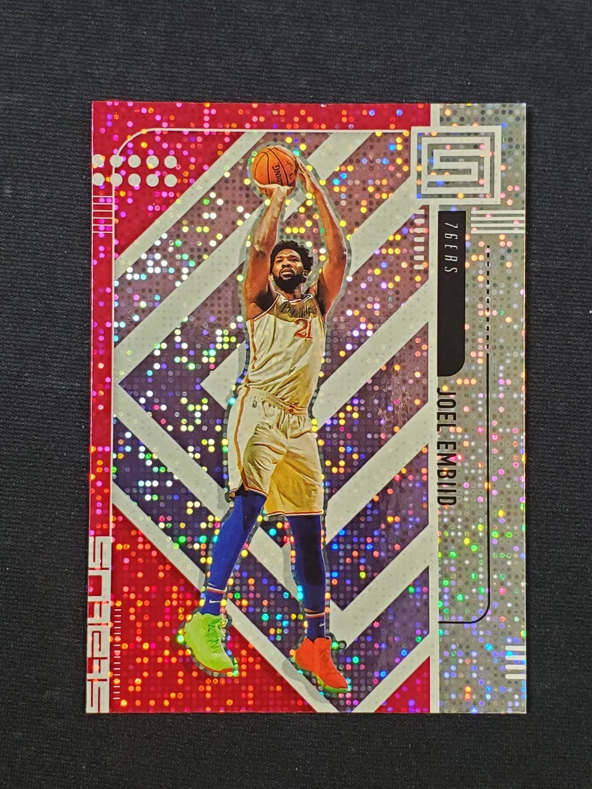 2019-20 Panini Status Red #90 Joel Embiid