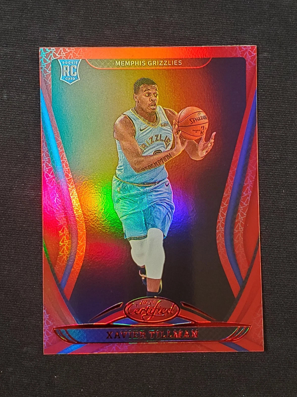 2020-21 Panini Certified - Xavier Tillman #166 Mirror Red (RC)