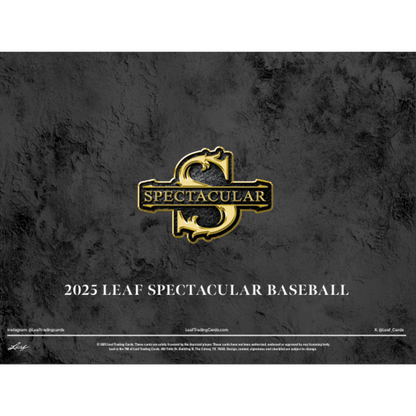 2025 Leaf Spectacular Baseball Hobby Box