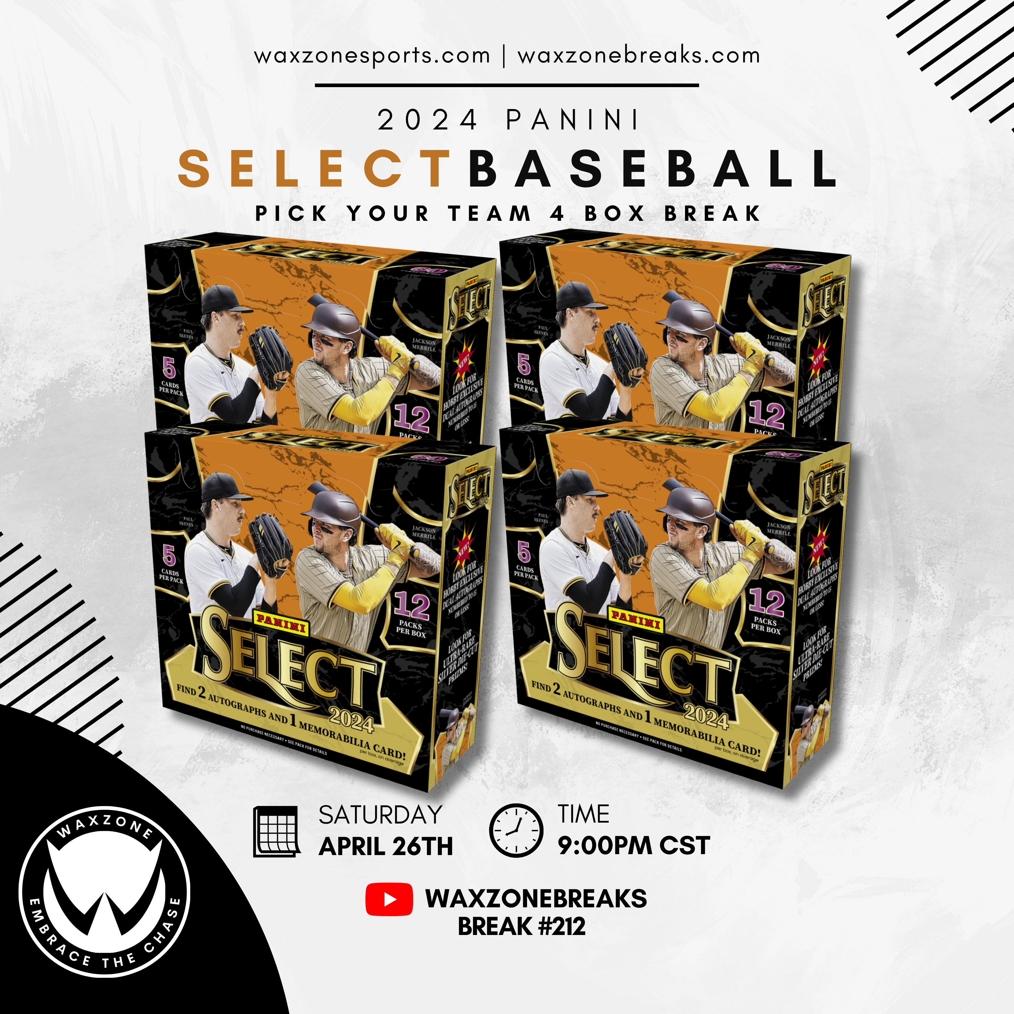 2024 Panini Select Baseball Box Break