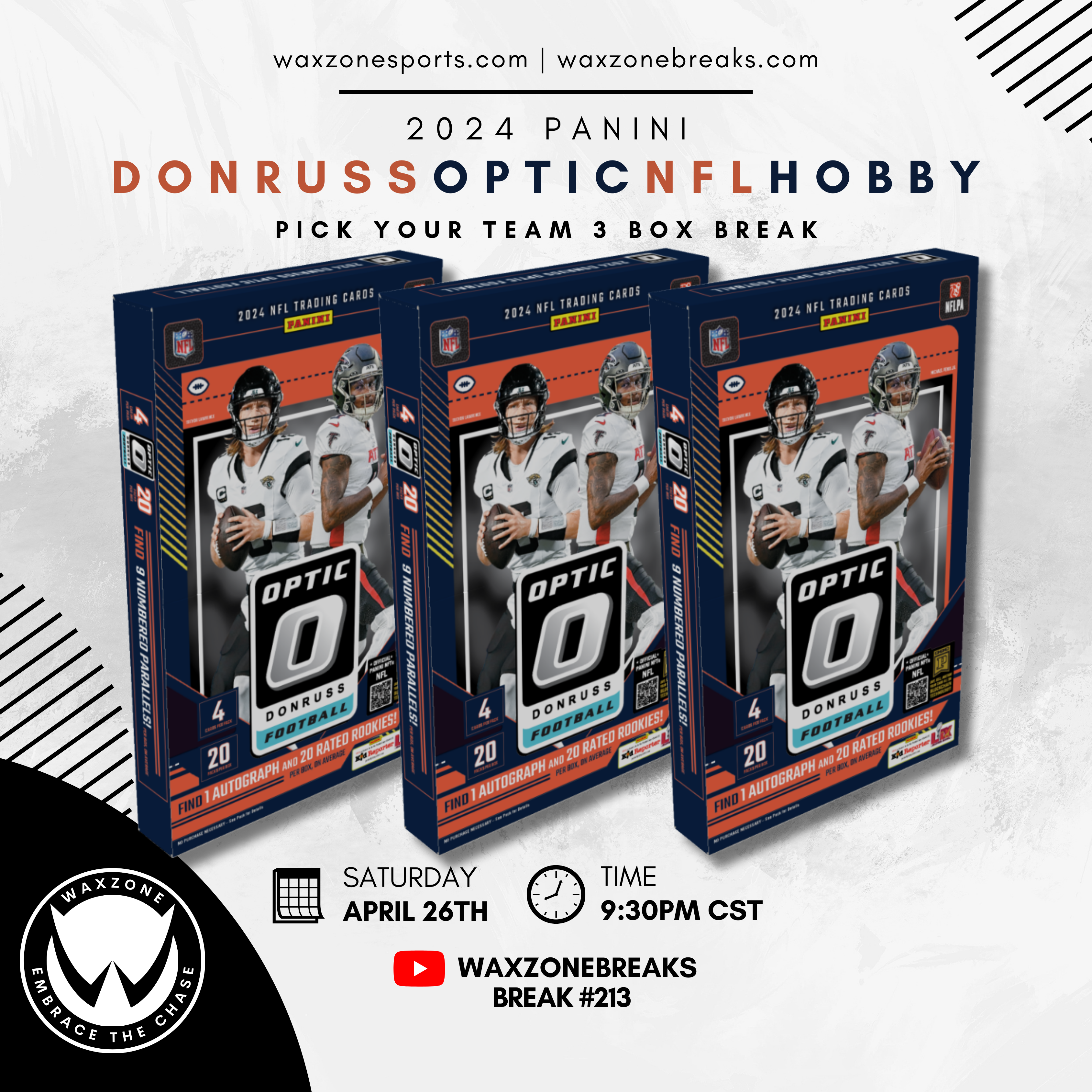 2024 Donruss Optic NFL Football Box Break