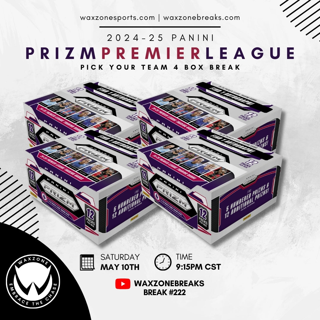 2024-25 Panini Prizm English Premier League Soccer Hobby 4 Box Break