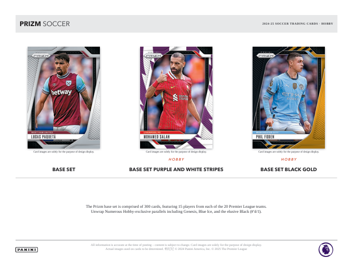24-25 Panini Prizm English Premier League Soccer Hobby Box