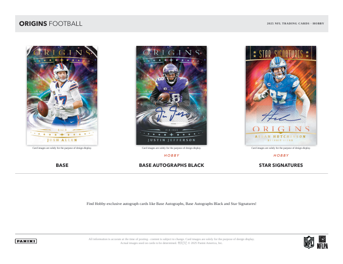 2025 Panini Origins Football Hobby Box
