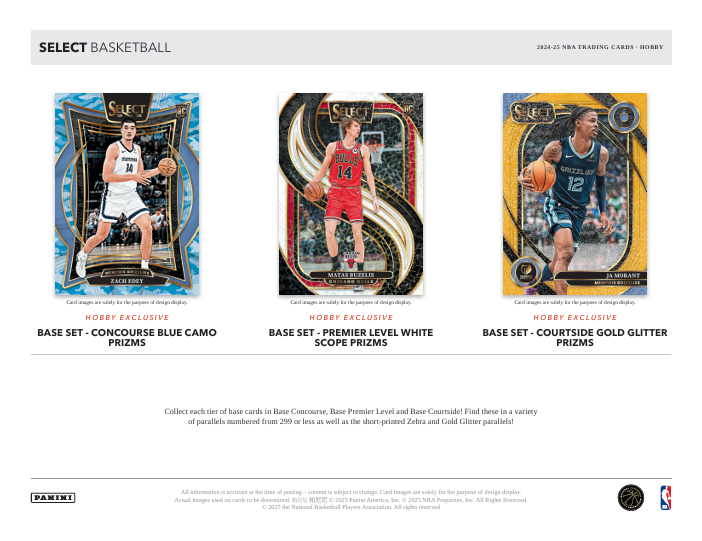 2024-25 Panini Select Basketball Hobby