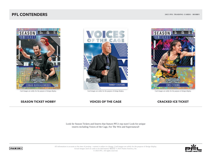 2025 Panini Contenders Professional Fighters League Hobby Box