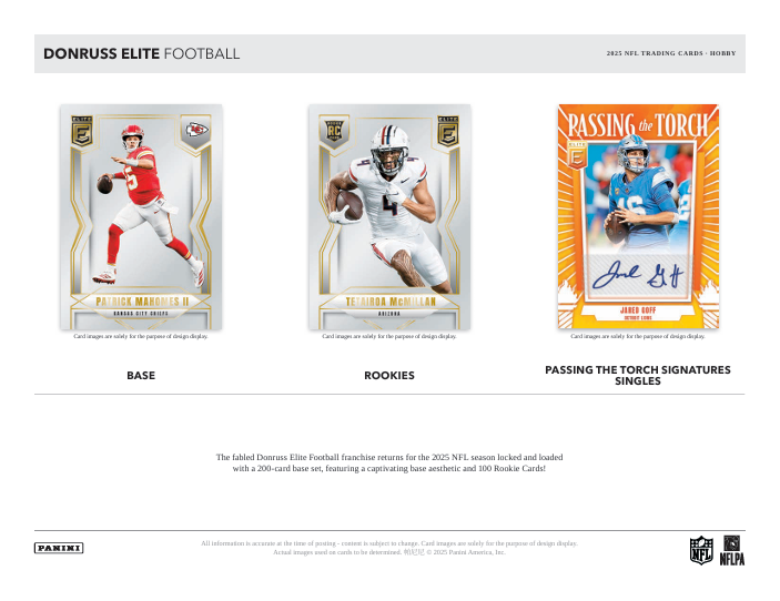 2025 Donruss Elite Football Hobby Box