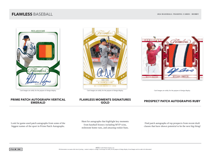 2024 Panini Flawless Baseball Hobby Box