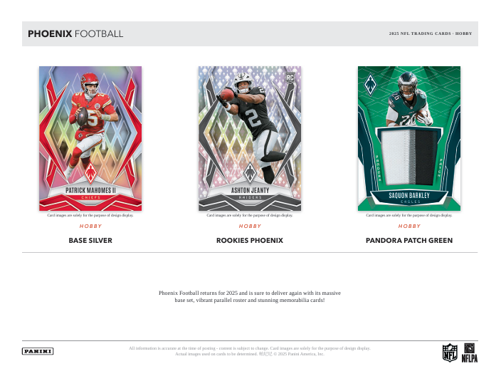 2025 Panini Phoenix Football Hobby Box