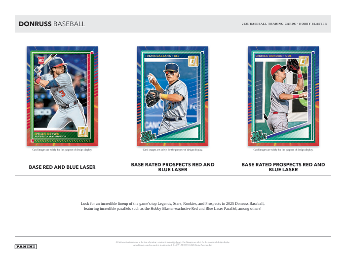 2025 Donruss Baseball Hobby Blaster