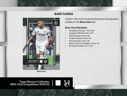 2024-25 Topps UEFA Club Competitions Museum Collection Soccer Hobby Box