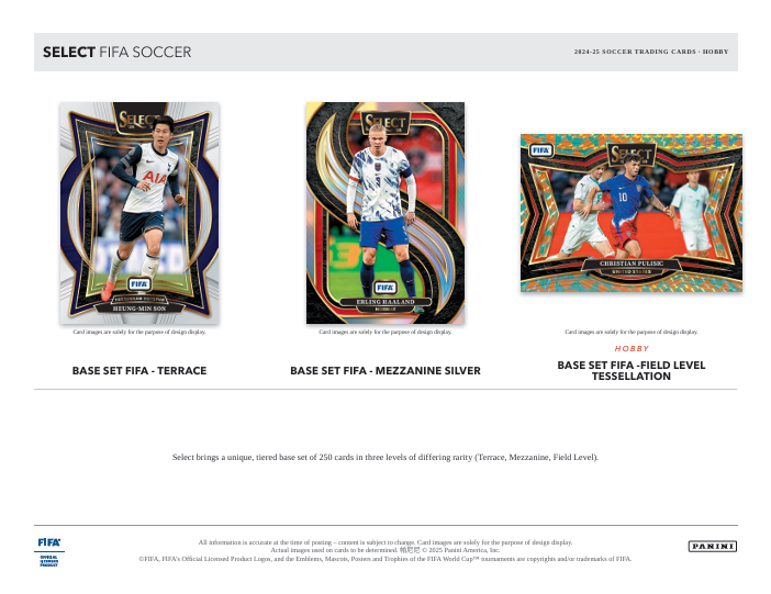 2024-25 Panini Select FIFA Soccer Hobby Box