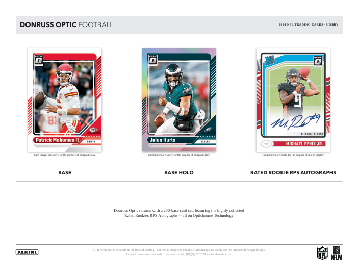 2024 Donruss Optic Football Hobby Box