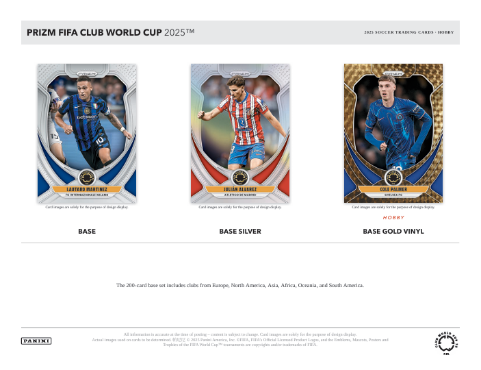 2025 Prizm FIFA Club World Cup Soccer Hobby Box