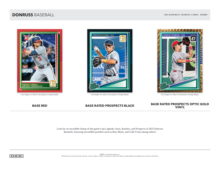 2025 Donruss Baseball Hobby Box