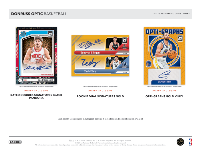 2024-25 Donruss Optic Basketball Hobby Box