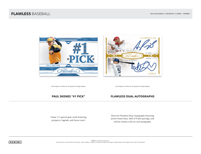 2024 Panini Flawless Baseball Hobby Box