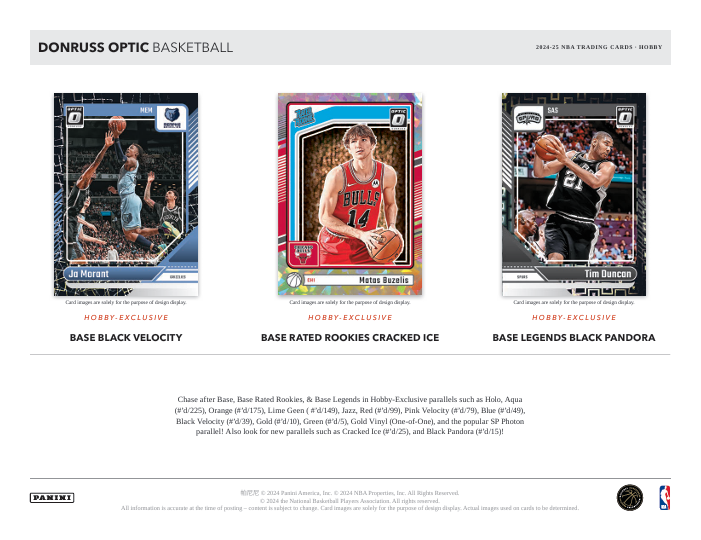 2024-25 Donruss Optic Basketball Hobby Box