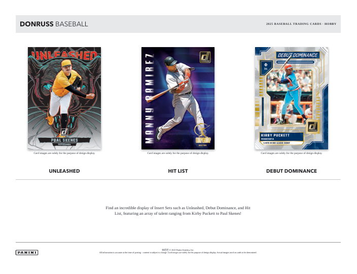 2025 Donruss Baseball Hobby Box