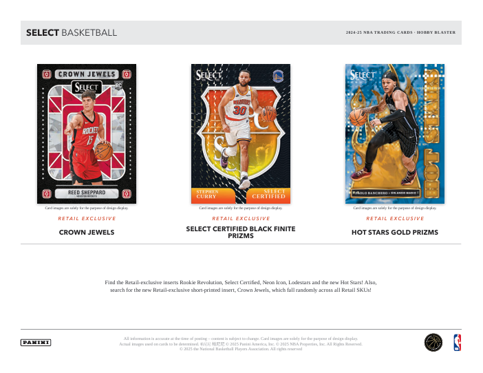 2024-25 Panini Select Basketball Hobby Blaster