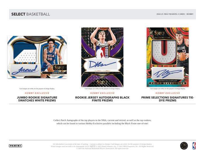 2024-25 Panini Select Basketball Hobby