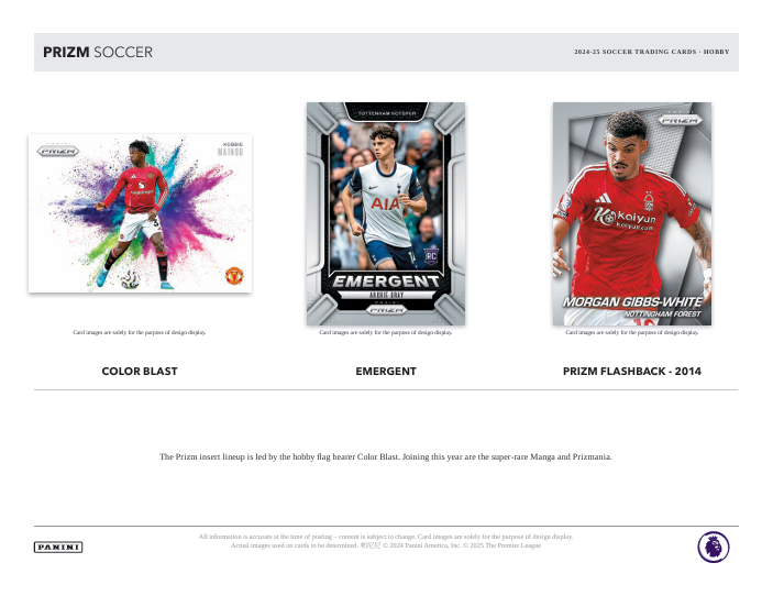 24-25 Panini Prizm English Premier League Soccer Hobby Box