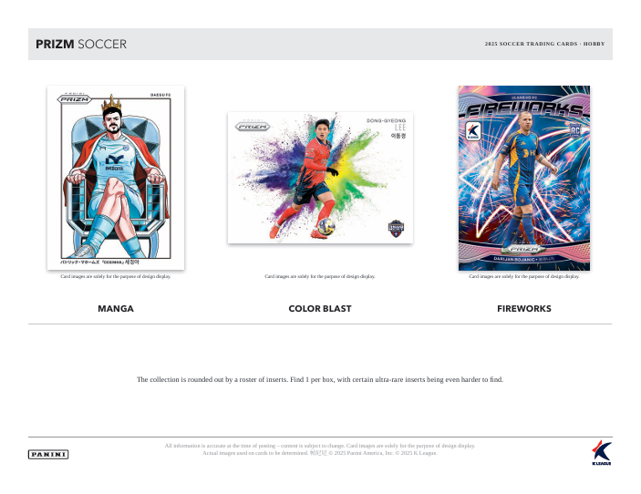 2025 Panini Prizm K League Soccer Hobby Box