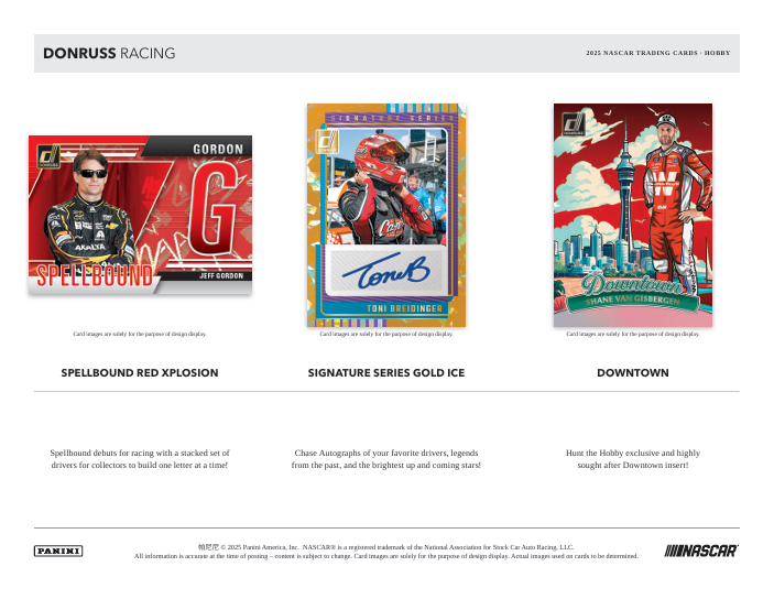 2025 Donruss Racing Hobby Box