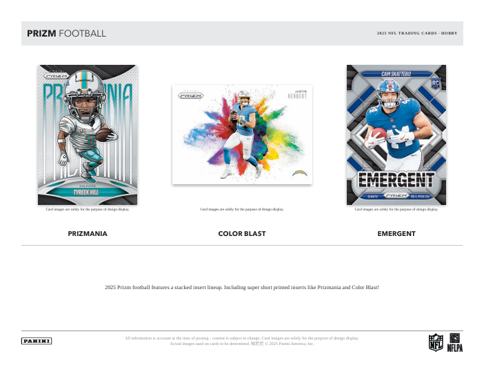 2025 Panini Prizm NFL Football Hobby Box