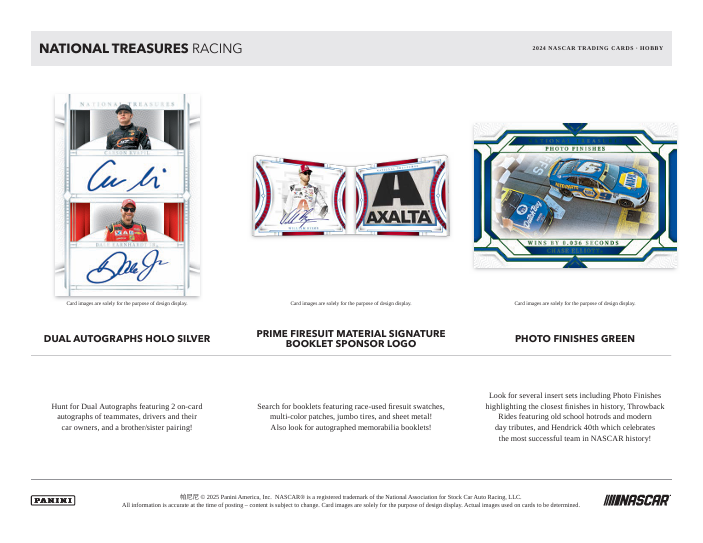 2024 Panini National Treasures Racing Hobby Box