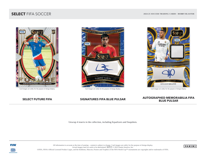 2024-25 Select FIFA Soccer Hobby Blaster