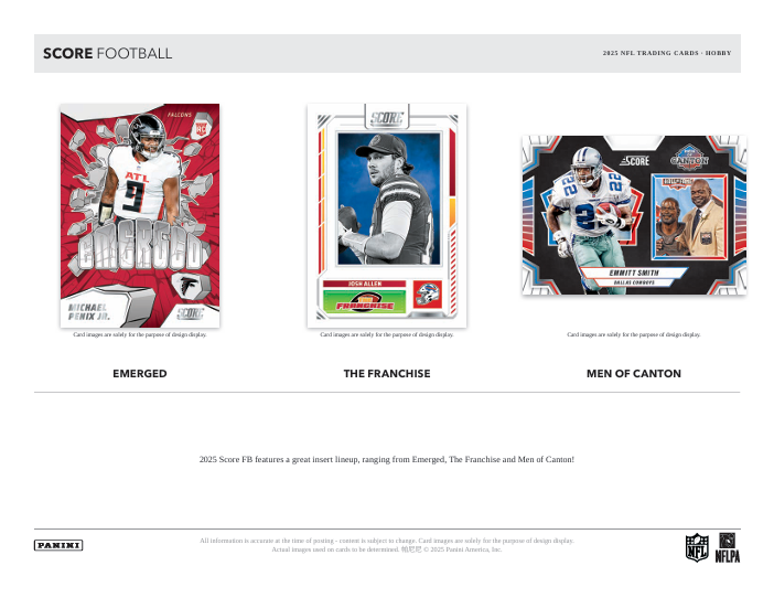 2025 Score Football Hobby Box