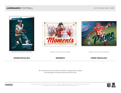 2025 Panini Luminance Football Hobby Box