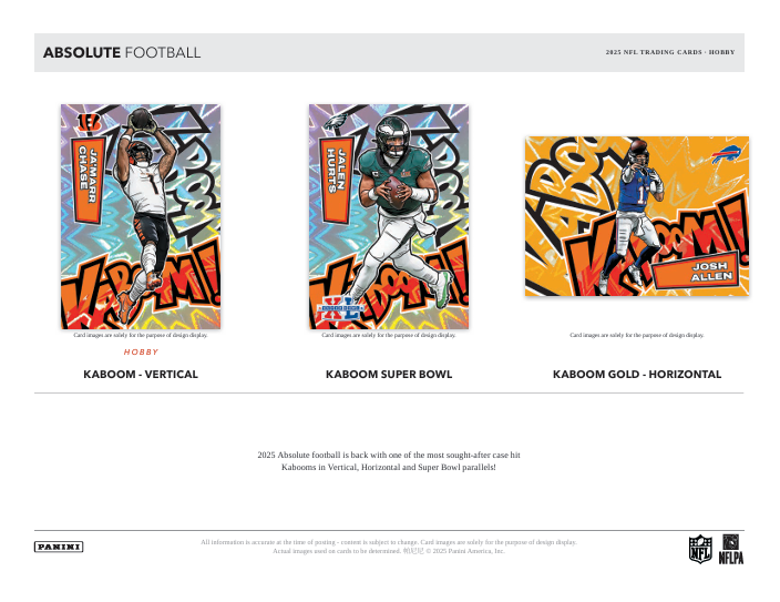 2025 Panini Absolute Football Hobby Box