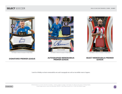 2024-25 Panini Select English Premier League Soccer Hobby Box