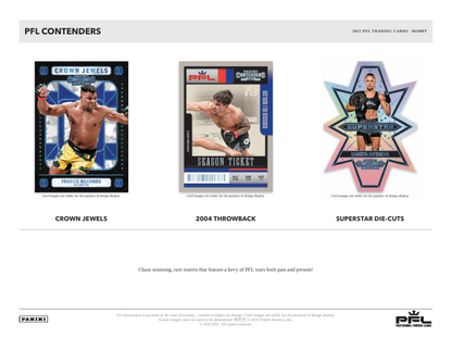 2025 Panini Contenders Professional Fighters League Hobby Box