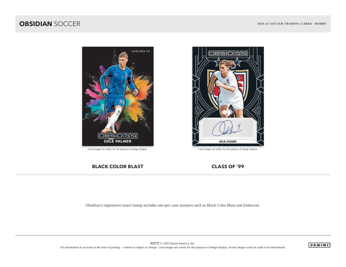 2024-25 Panini Obsidian Soccer Hobby Box