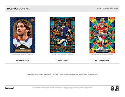 2025 Panini Mosaic Football Hobby Box