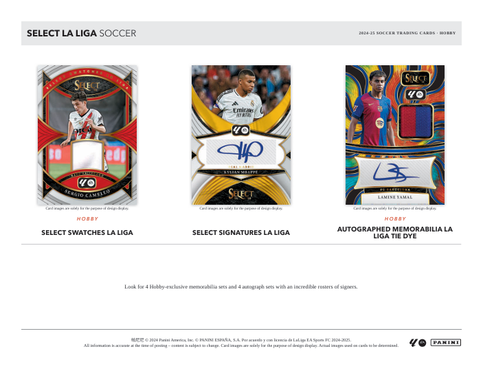 24-25 Panini Select La Liga Soccer Hobby Box